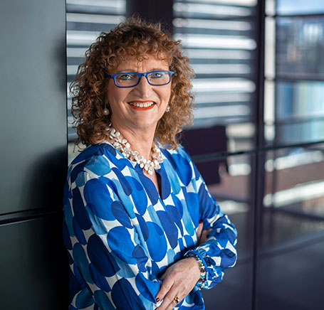 Porträt von Dr. Charlotte Stein, Executive Director Business Unit Hematology & Oncology, Amgen GmbH.