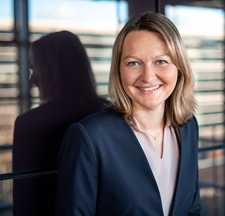 Porträt von Sandra Brunner, Director Business Unit Marketing Cardiology & Nephrology, Amgen GmbH.